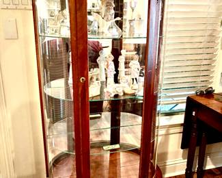 Lighted trio cabinet