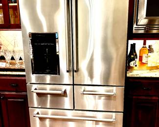 Kitchen Aid stainless fridge