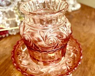 Vintage Baccarat fairy lamp