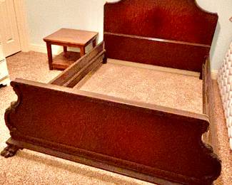 Fine antique full bed set