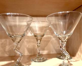 Martini glasses