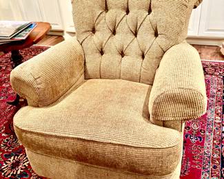 Flexsteel tufted back side chair