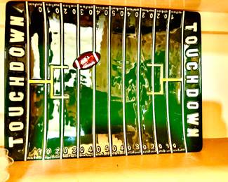 Game day serving tray