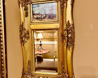 Collection of old world style mirrors
