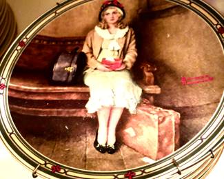 Huge collection of Norman Rockwell plates