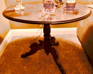 Victorian style base antique table