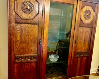 Large antique storage cabinet