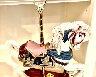 Vintage carousel horses