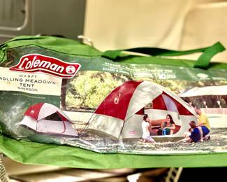 Coleman tent in bag