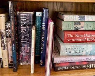 073-DEN: Books: History of Tudor Era & Bible Reference