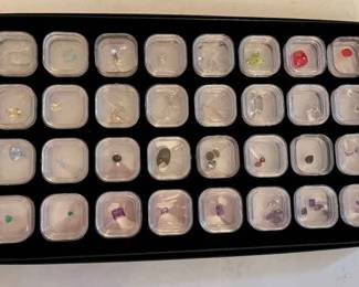 001-J: Unset Semi-Precious Gemstone Collection