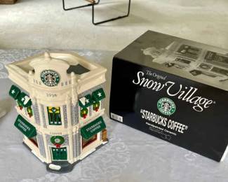030-LR: Department 56 Snow Village “Starbucks Coffee”