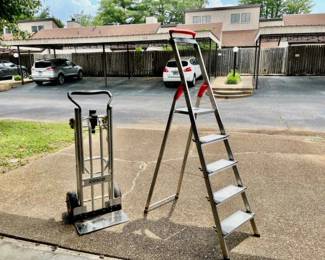 023-GAR: COSCO Hybrid Convertible Hand Truck & Hailo Stepladder