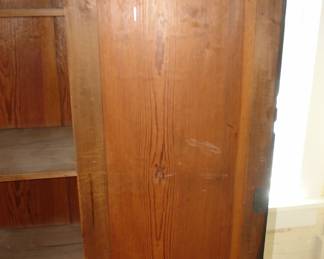 Single yellow pine board panels - hand planned