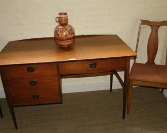 Mid century modern desk and chair