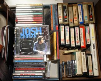 CDs & 8-track tapes