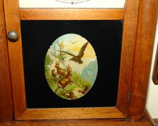 detail of hunting scene