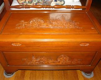Asian cedar trunk