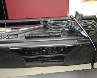 Old school boom box