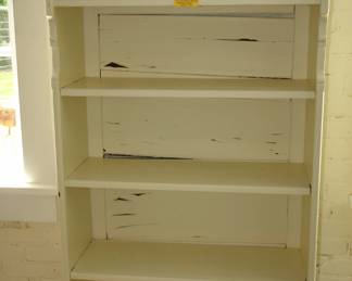 Painted bookshelf