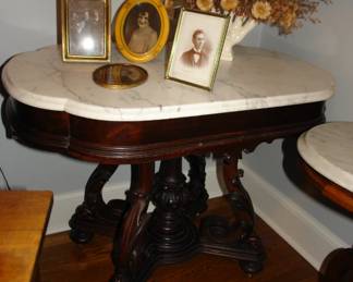 Esat Lake period marble top table