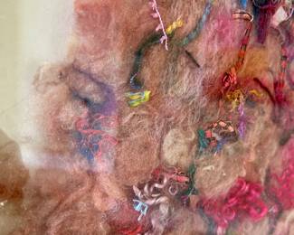 (close up of textile artwork)