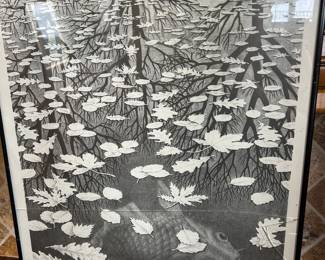 MC Escher framed print