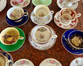 Antique teacup collection