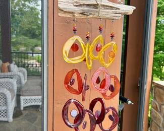 Glass wind chime