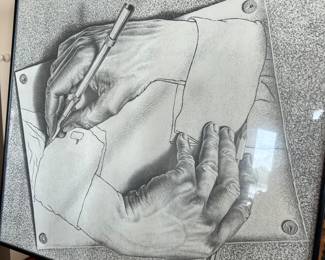 MC Escher framed print