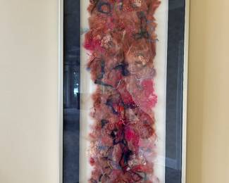 Mixed media textile artwork
