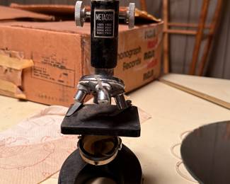 Vintage child's microscope