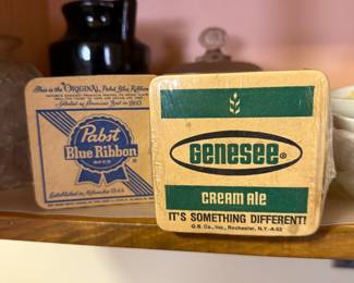 Sealed in package Genesee ale coasters