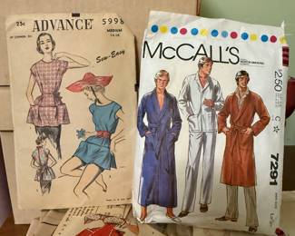 Vintage sewing patterns
