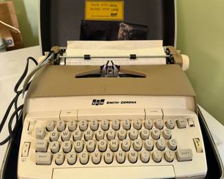 Smith Corona portable type writer