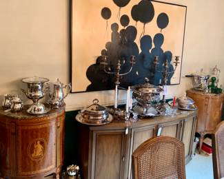 Sterling candle sticks