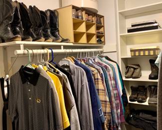 Men’s clothing.