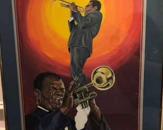Tom Mckinney Original Artwork Louis Armstrong
