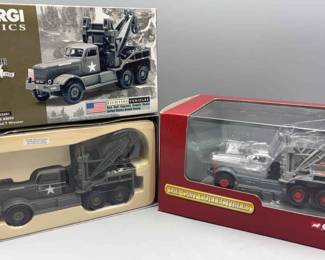 Two Corgi Die Cast Diamond T Wreckers