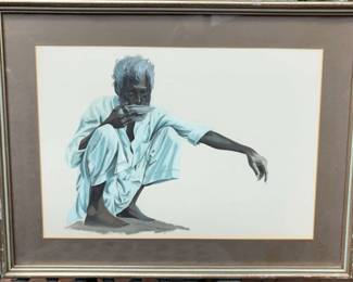 Tom Mckinney Original Artwork Man With Bowl