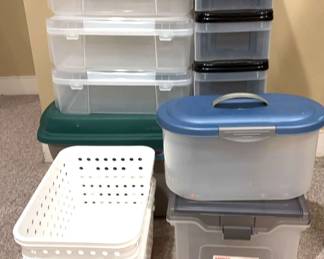 13 Plastic Storage Containers