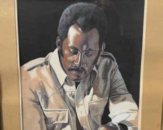 Tom Mckinney Original Artwork Pensive Man