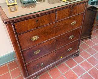 Antique hardwood dresser