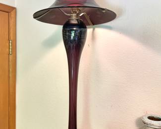 Blown Art Glass Table Lamp