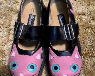 Circa 2000s Anarchic Pink Kitty Maryjane Shoes – Size 8