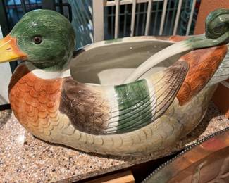 2003 Fitz & Floyd Mallard Duck Soup Tureen