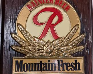 Rainier Beer Mountain Fresh Sign