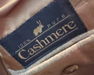Nordstrom 100% Cashmere Gray Blazer