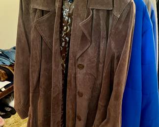 Dennis by Dennis Basso Brown Suede Leather Jacket – Size 1X