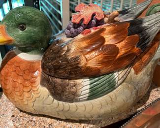 2003 Fitz & Floyd Mallard Duck Soup Tureen
